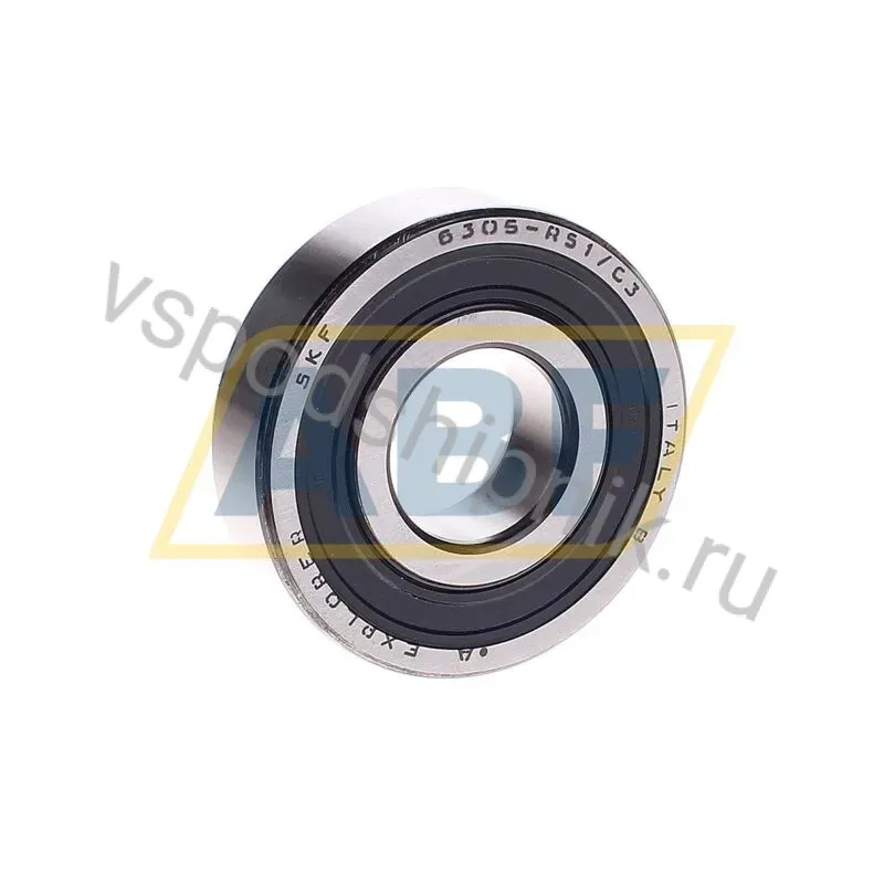 Подшипник шариковый радиальный однорядный 6305-RS1/C3 SKF 360
