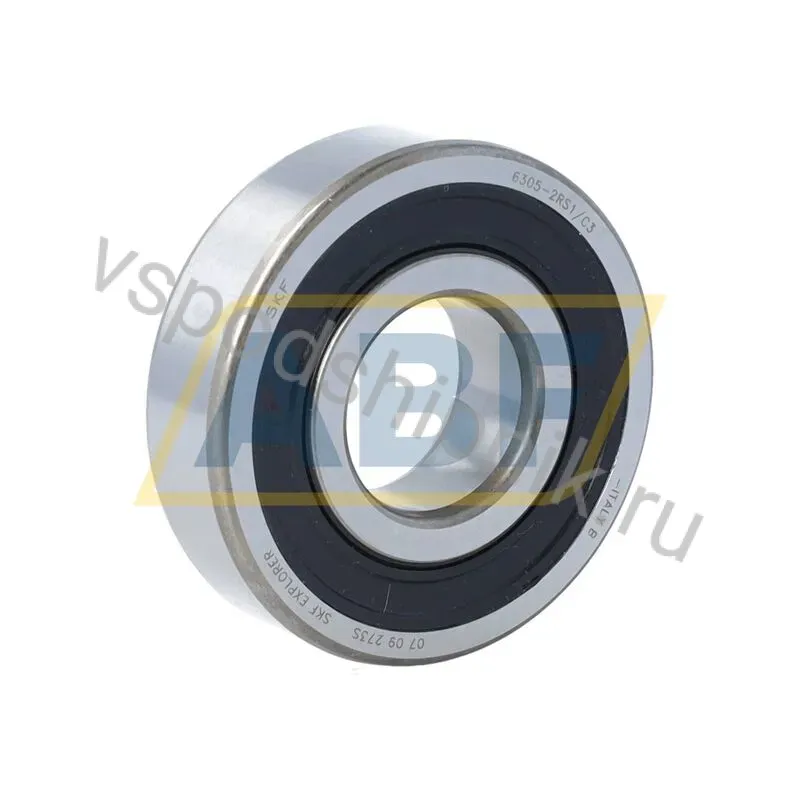 Подшипник шариковый радиальный однорядный 6305-2RS1/C3 SKF 360