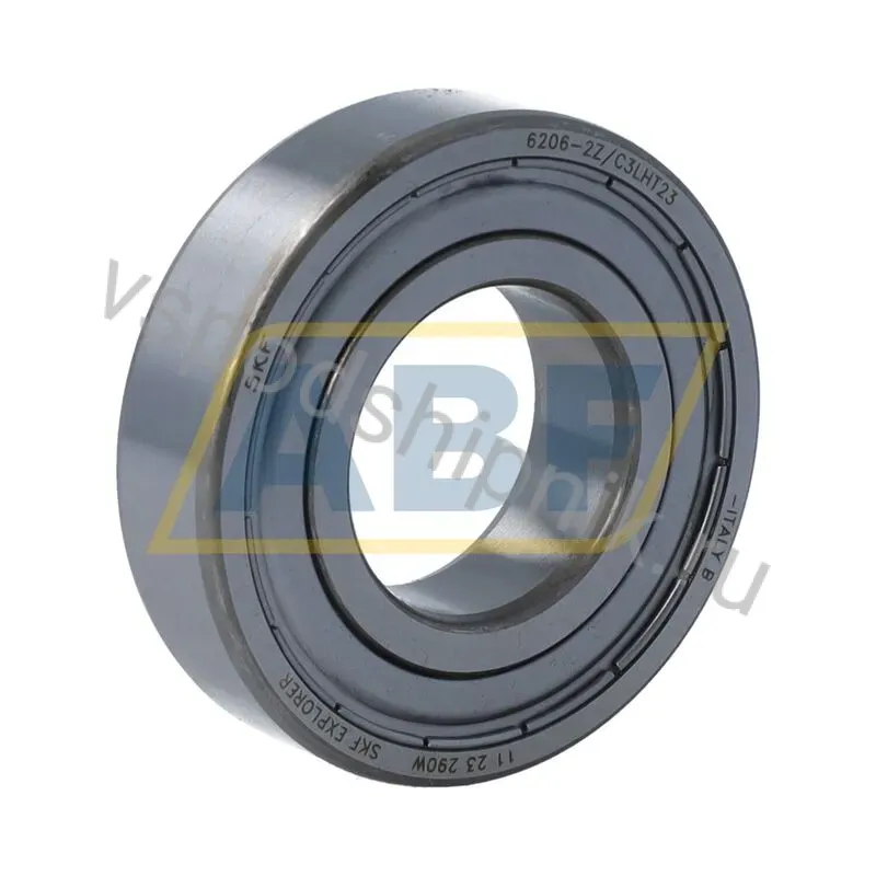 Подшипник шариковый радиальный однорядный 6206-2Z/C3LHT23 SKF 360