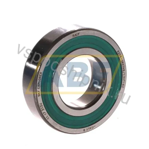 Подшипник шариковый радиальный однорядный 6206-2RZTN9/C3VT162 SKF