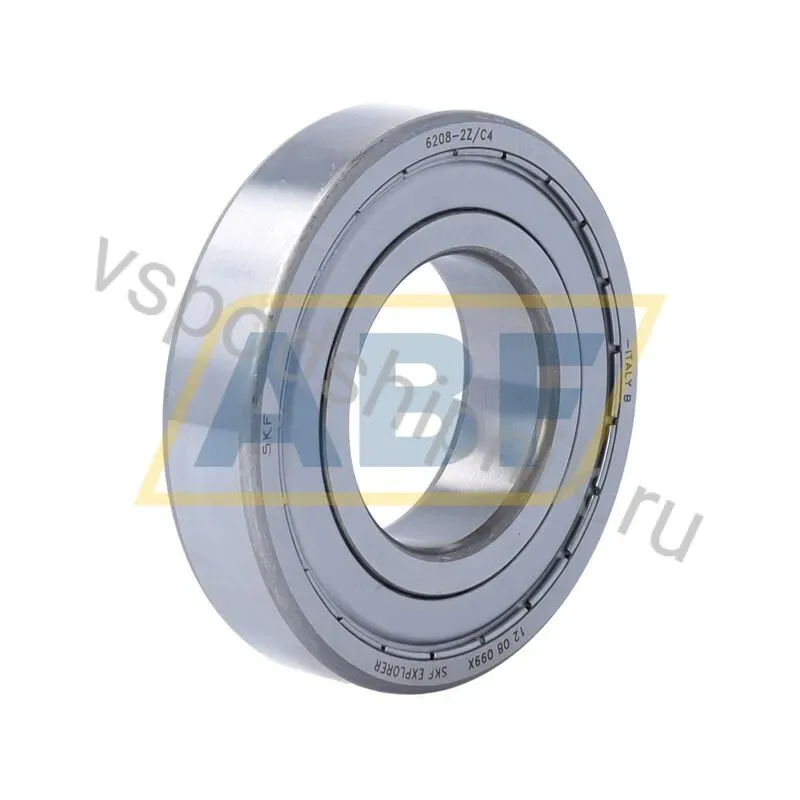 Подшипник шариковый радиальный однорядный 6208-2Z/C4 SKF 360