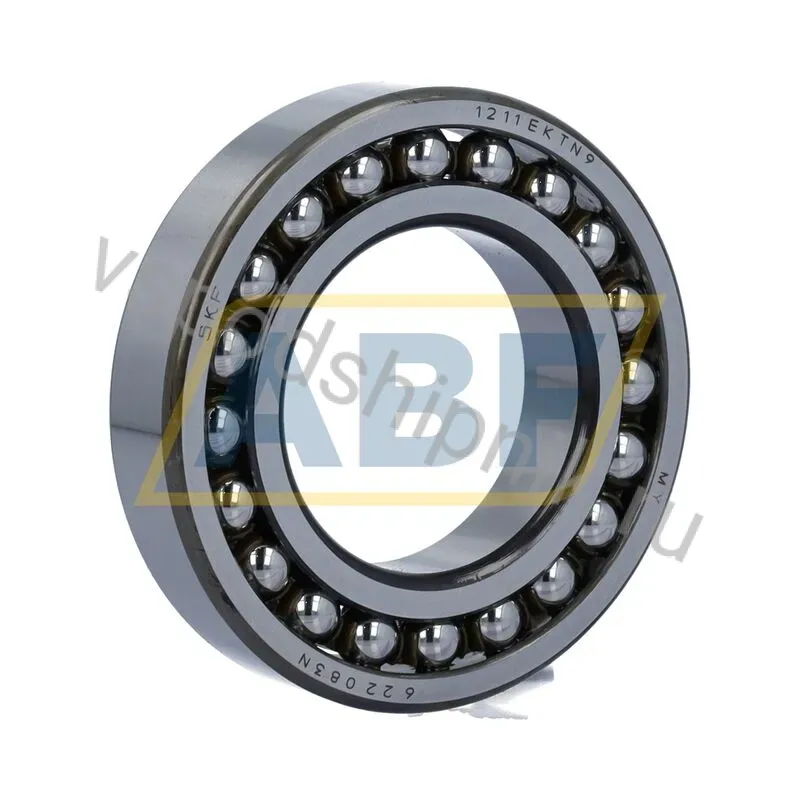 Самоустанавливающийся шариковый подшипник двухрядный 1211EKTN9 SKF 360