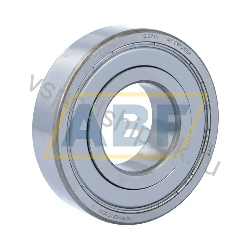 Подшипник шариковый радиальный однорядный 6309-2Z/C3GJN SKF 360
