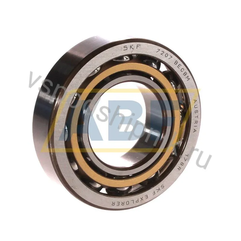 Подшипник радиально-упорный шариковый 7207BECBM SKF 360