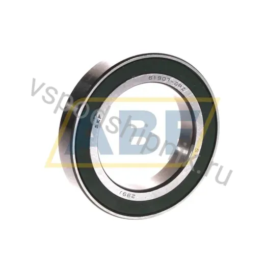 Подшипник шариковый радиальный однорядный 61907-2RZ SKF