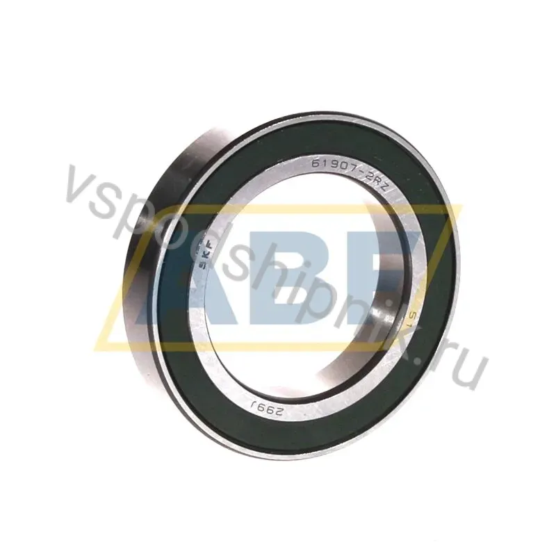 Подшипник шариковый радиальный однорядный 61907-2RZ SKF 360