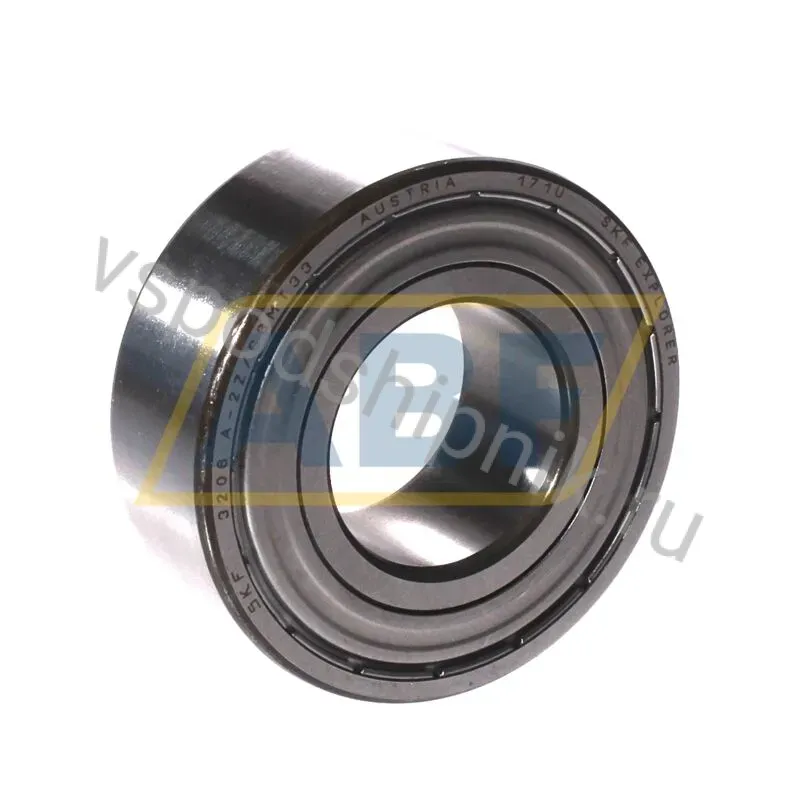 Радиально-упорный шариковый подшипник двухрядный 3206A-2Z/C3MT33 SKF 360