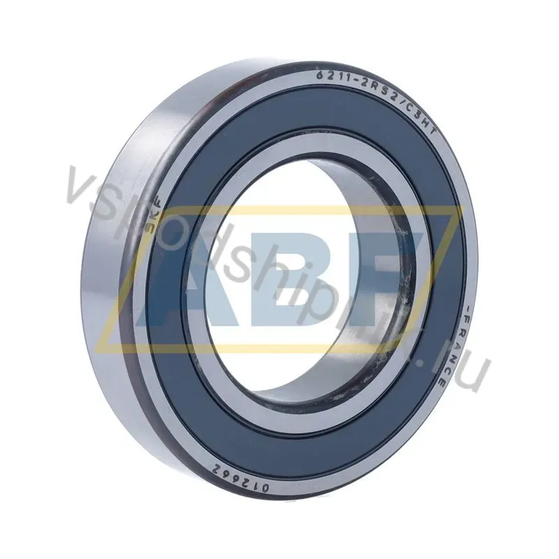 Подшипник шариковый радиальный однорядный 6211-2RS2/C3HT SKF 360