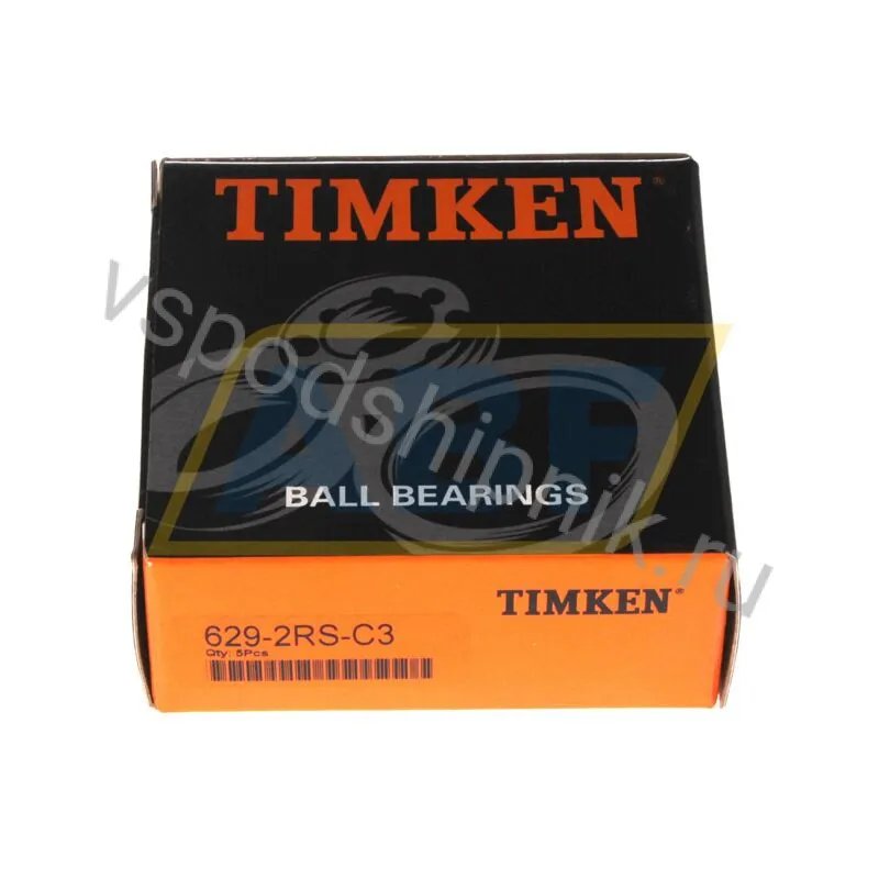 Миниатюрный шариковый подшипник 629-2RS-C3 Timken 360