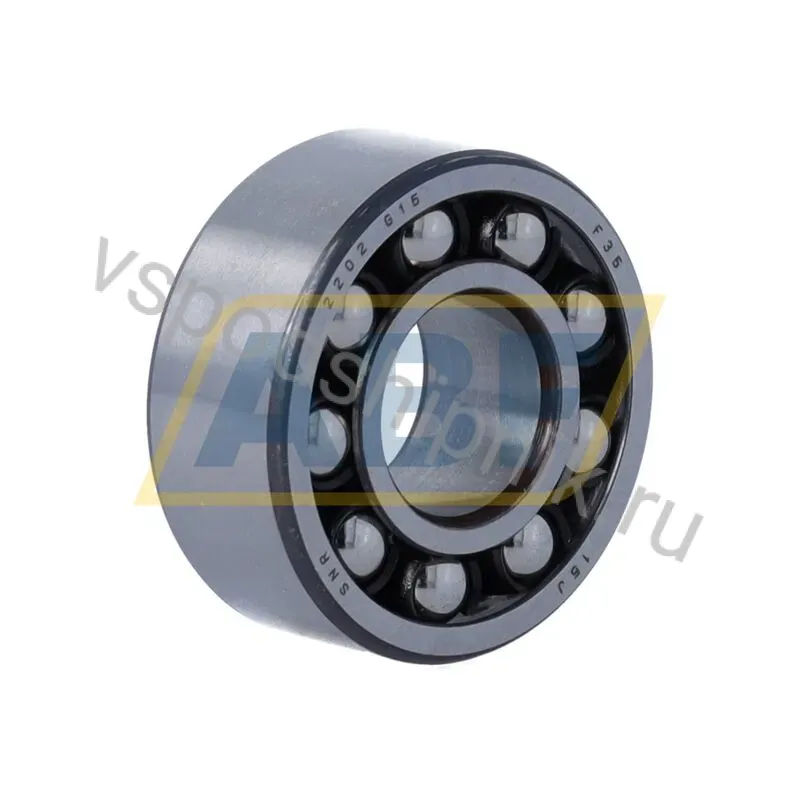 Самоустанавливающийся шариковый подшипник двухрядный 2202G15 SNR 360