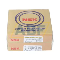 Подшипник шариковый радиально-упорный однорядный 7011CTRDULP3 NSK