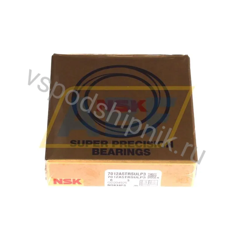 Подшипник шариковый радиально-упорный однорядный 7012A5TRSULP3 NSK 360