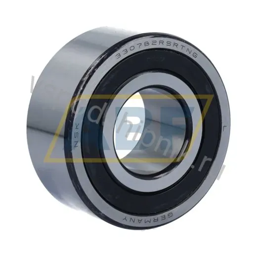 Подшипник шариковый радиально-упорный двухрядный 3307B-2RSRTNG NSK 35×80×34.9 мм