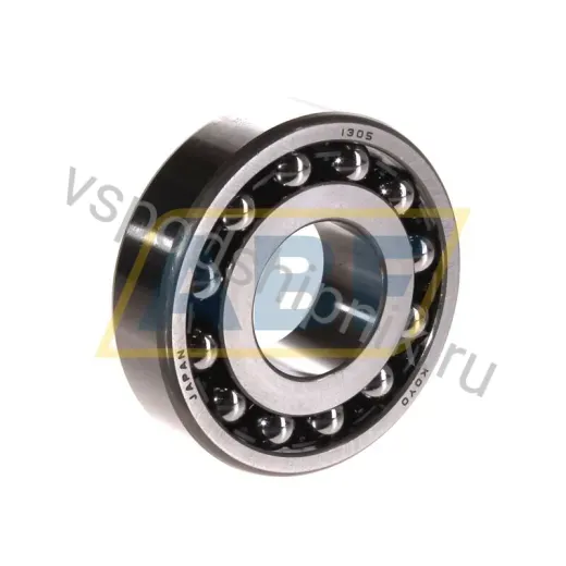 Самоустанавливающийся шариковый подшипник двухрядный 1305K C3 Koyo (JTEKT) 25×62×17 мм