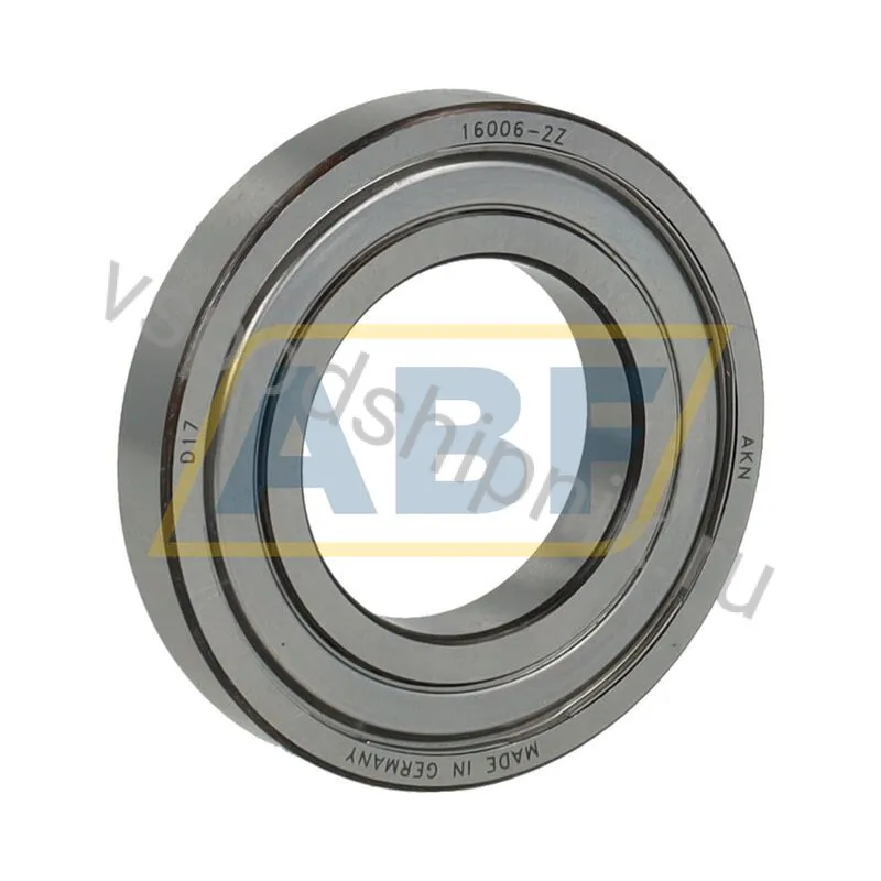 Подшипник шариковый радиальный однорядный 16006-2Z AKN 360