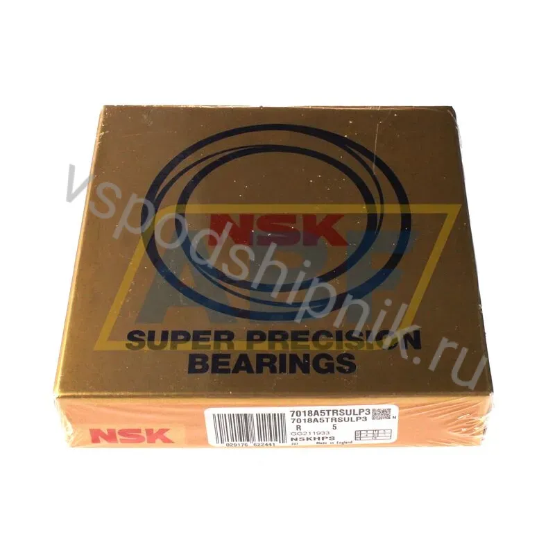 Подшипник шариковый радиально-упорный однорядный 7018A5TRSULP3 NSK 360