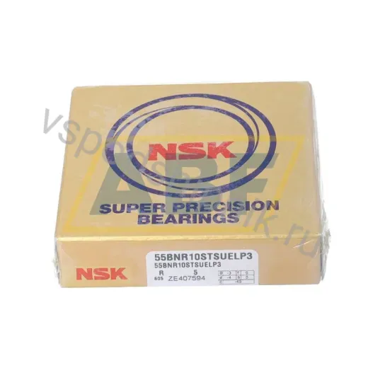 Подшипник шариковый радиально-упорный однорядный 55BNR10STSUELP3 NSK 55×90×18 мм