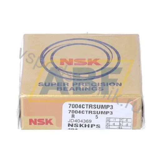 Подшипник шариковый радиально-упорный однорядный 7004CTRSUMP3 NSK