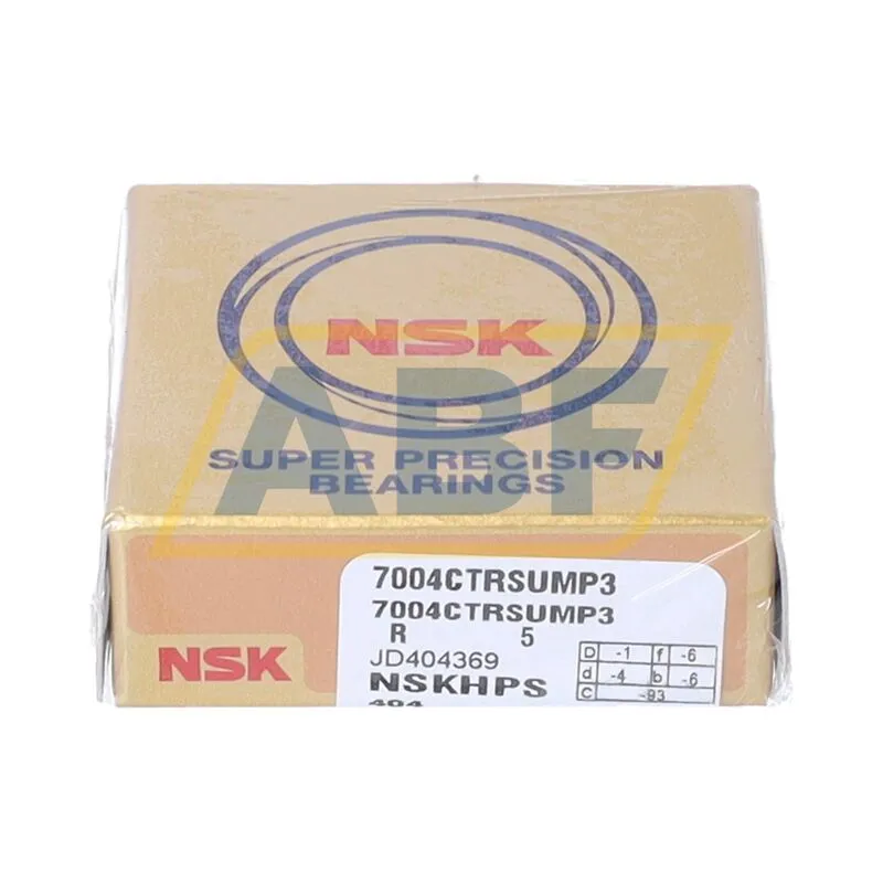 Подшипник шариковый радиально-упорный однорядный 7004CTRSUMP3 NSK 360