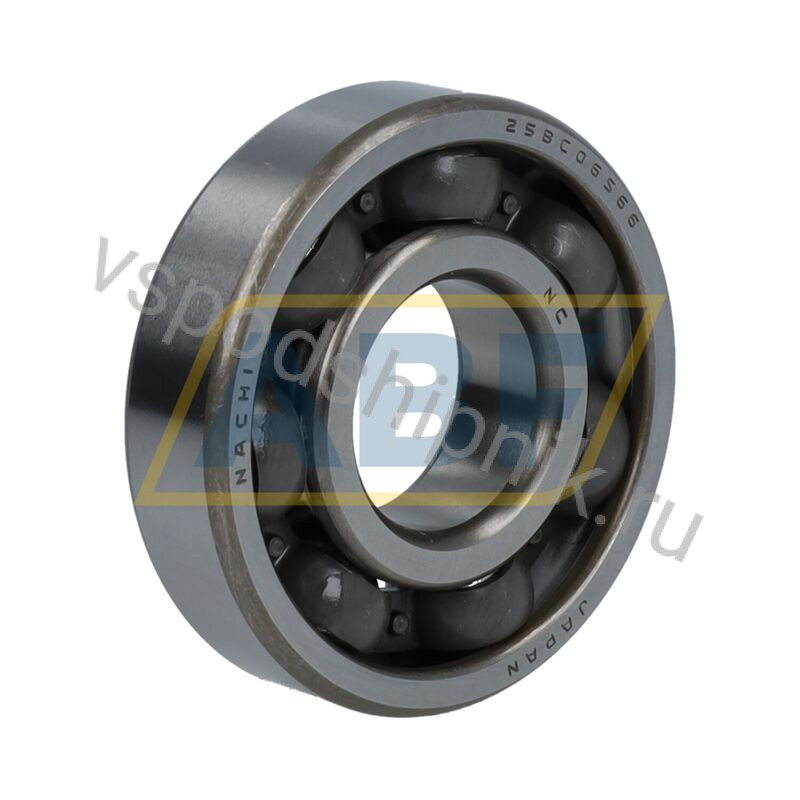 Подшипник шариковый радиальный однорядный 25BC06S66 Nachi 360