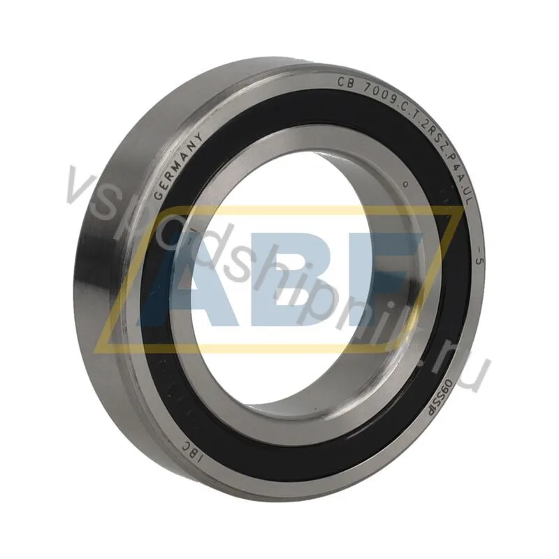 Подшипник шариковый радиально-упорный однорядный CB7009C.T.2RSZ.P4A.UL IBC Bearings 360