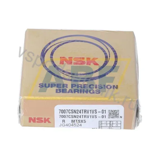 Подшипник шариковый радиально-упорный однорядный 7007CSN24TRV1VS-01 NSK