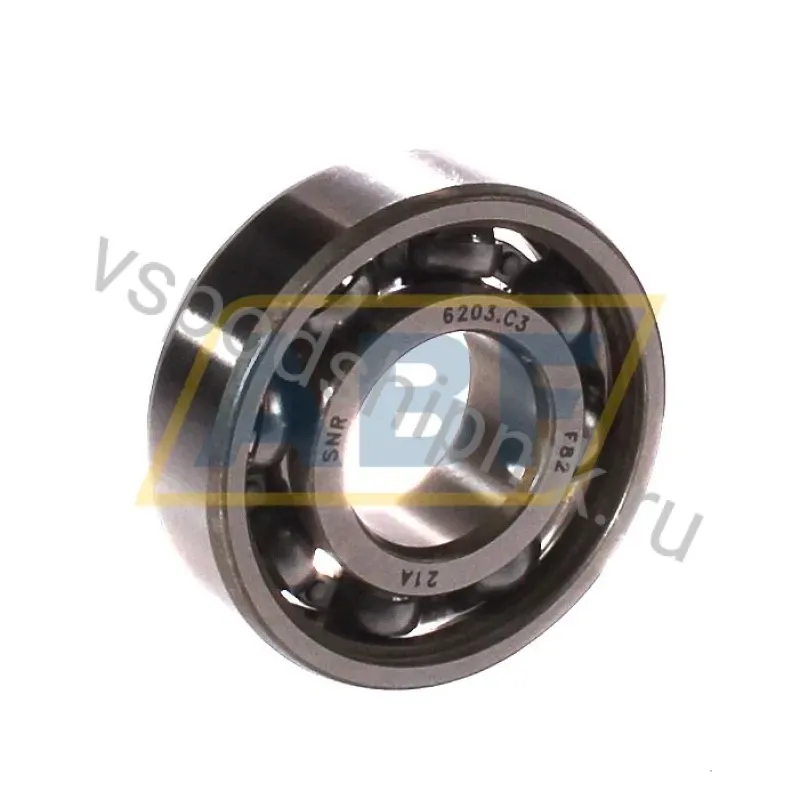 Подшипник шариковый радиальный однорядный 6203.C3 SNR 360