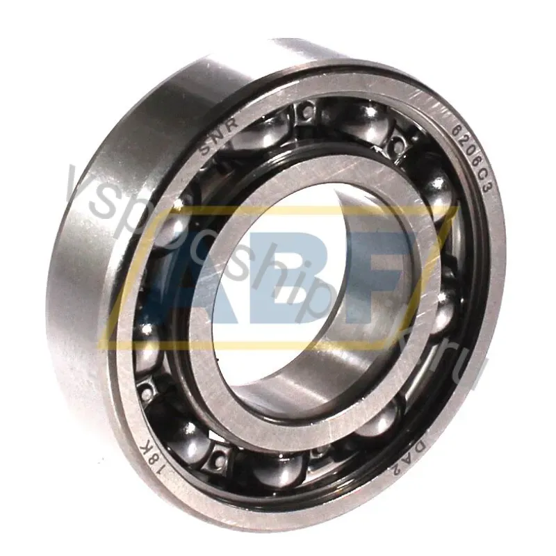 Подшипник шариковый радиальный однорядный 6206C3 SNR 360