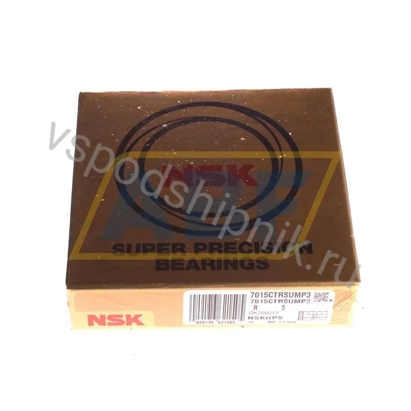 Подшипник шариковый радиально-упорный однорядный 7015CTRSUMP3 NSK 360