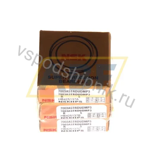 Подшипник шариковый радиально-упорный однорядный 7003A5TRDUDMP3 NSK