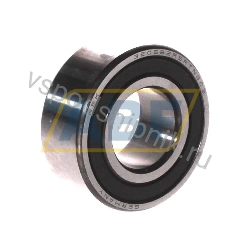 Подшипник шариковый радиально-упорный двухрядный 3205B-2RSRTNGC3 NSK 360