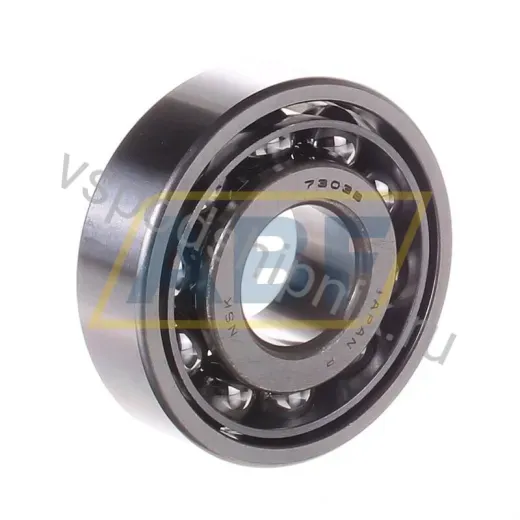 Подшипник шариковый радиально-упорный однорядный 7303BW NSK
