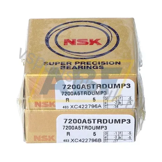 Подшипник шариковый радиально-упорный однорядный 7200A5TRDUMP3 NSK 10×30×18 мм