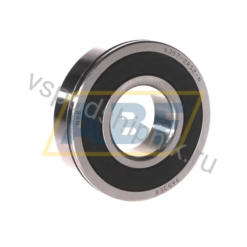 Подшипник шариковый радиальный однорядный 6307-2RS2-N-OEM NKE 360
