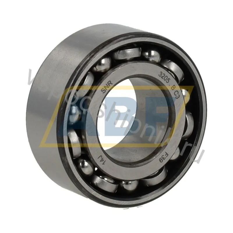 Подшипник шариковый радиально-упорный двухрядный 3205B C3 SNR 360