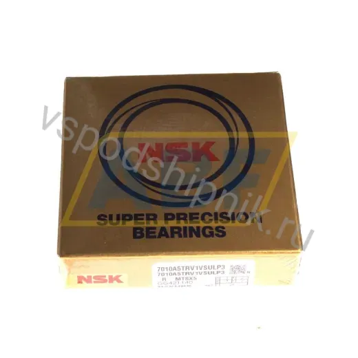 Подшипник шариковый радиально-упорный однорядный 7010A5TRV1VSULP3 NSK