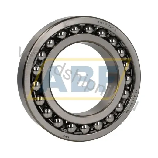 Самоустанавливающийся шариковый подшипник двухрядный 1217K C3 Rollway 85×150×28 мм