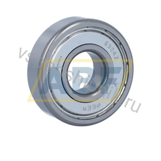 Подшипник шариковый радиальный однорядный 6304ZZD C3 V2 Peer 20×52×15 мм