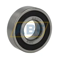 Подшипник шариковый радиальный однорядный 6204-2RS Ningbo Bearing