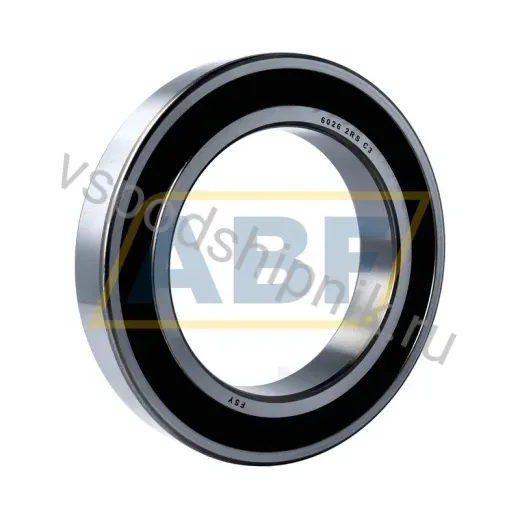 Подшипник шариковый радиальный однорядный 6026 2RS C3 FSY