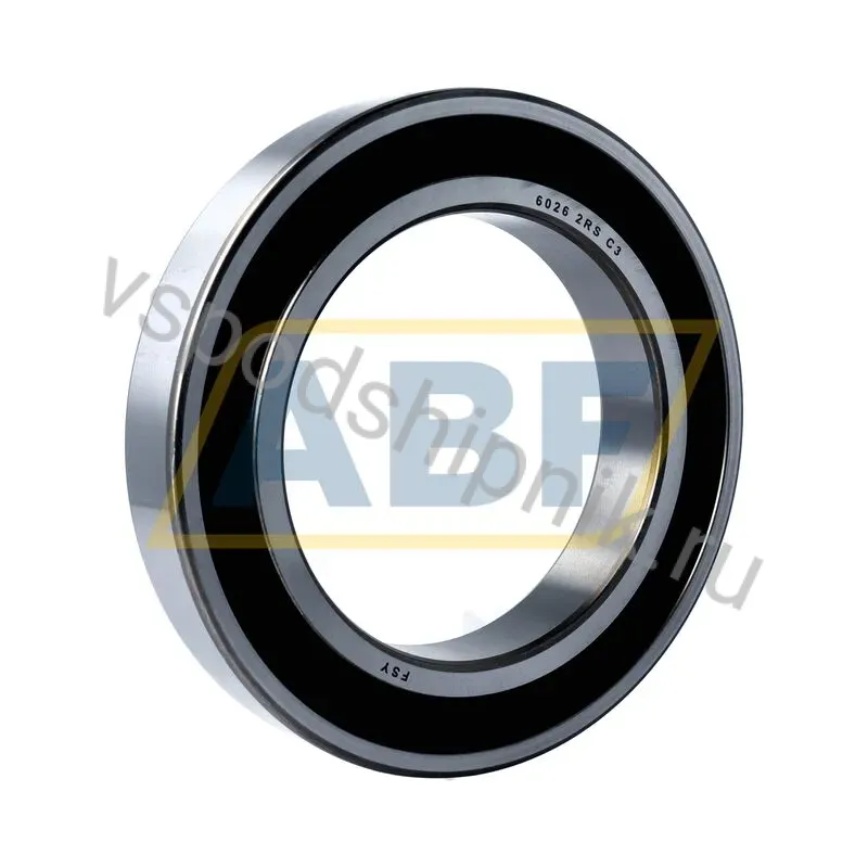 Подшипник шариковый радиальный однорядный 6026 2RS C3 FSY 360
