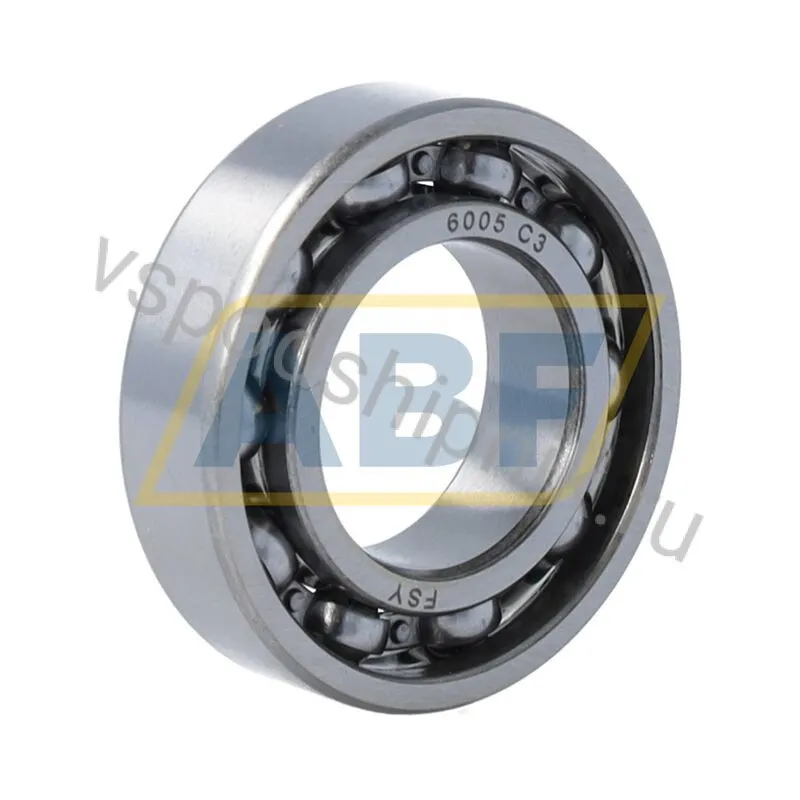 Подшипник шариковый радиальный однорядный 6005C3 FSY 360