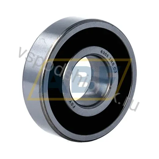 Подшипник шариковый радиальный однорядный 6305 2RS C3 FSY 25×62×17 мм
