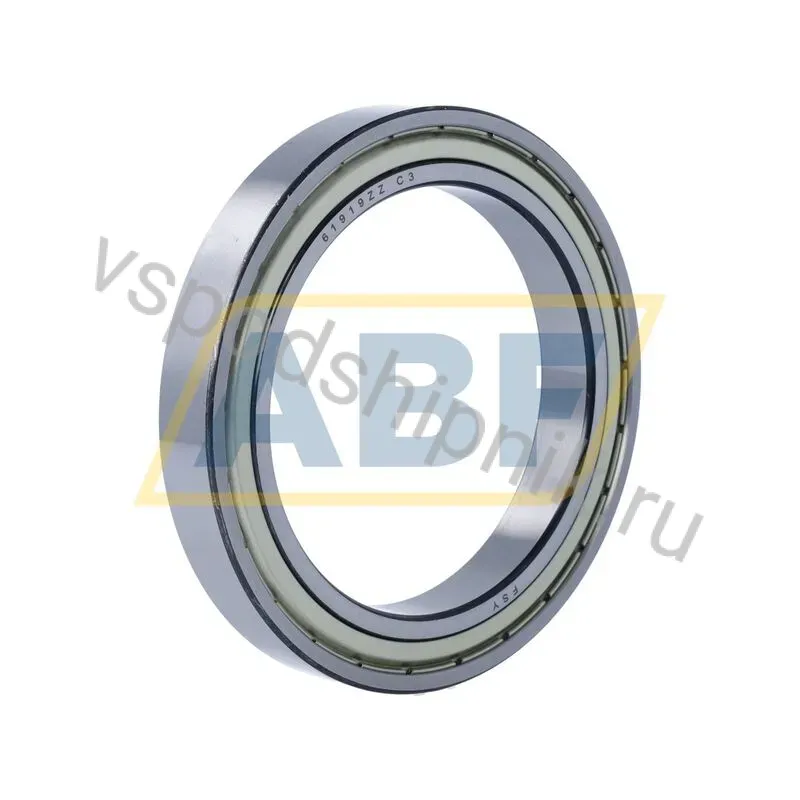 Подшипник шариковый радиальный однорядный 61919ZZ C3 FSY 360