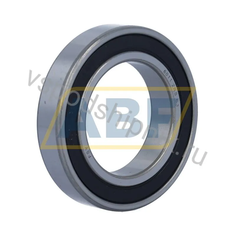 Подшипник шариковый радиальный однорядный 6011 2RS C3 FSY 360
