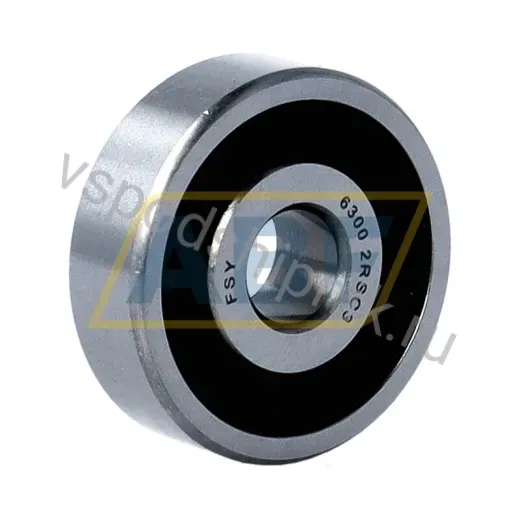 Подшипник шариковый радиальный однорядный 6300 2RS C3 FSY 10×35×11 мм