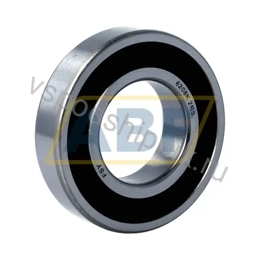Подшипник шариковый радиальный однорядный 6208K 2RS FSY 40×80×18 мм
