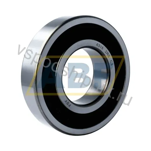Подшипник шариковый радиальный однорядный 6315 2RS C3 FSY 75×160×37 мм
