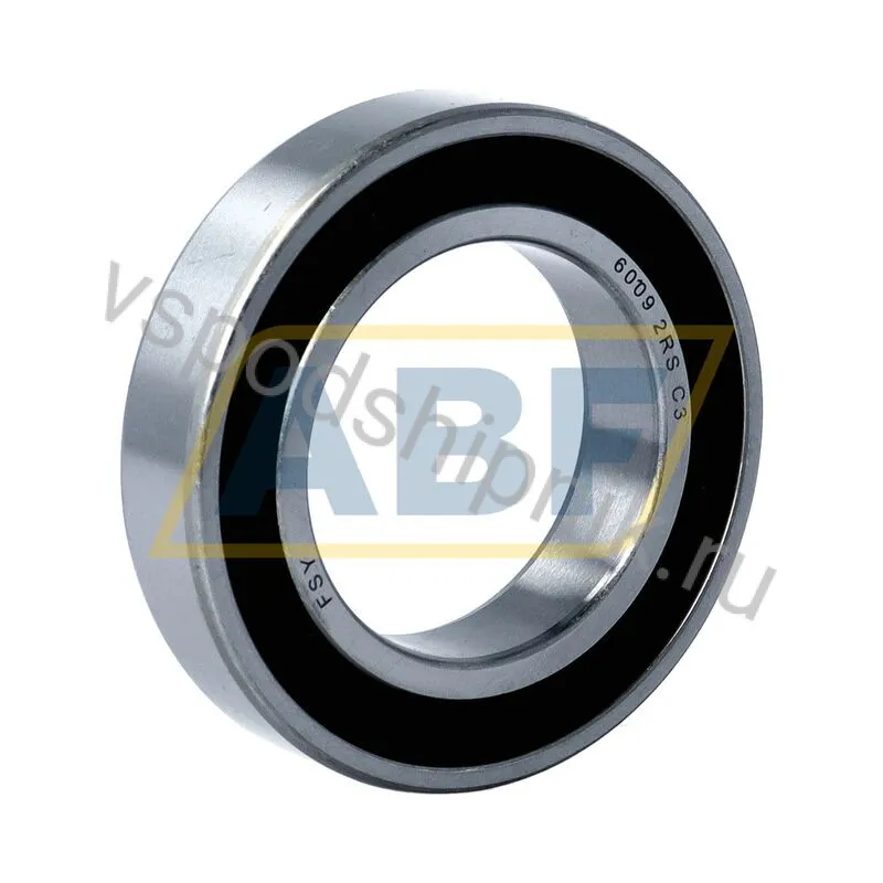 Подшипник шариковый радиальный однорядный 6009 2RS C3 FSY 360