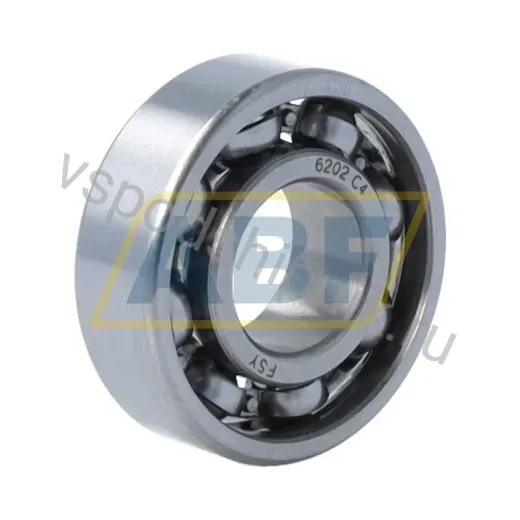Подшипник шариковый радиальный однорядный 6202C4 FSY